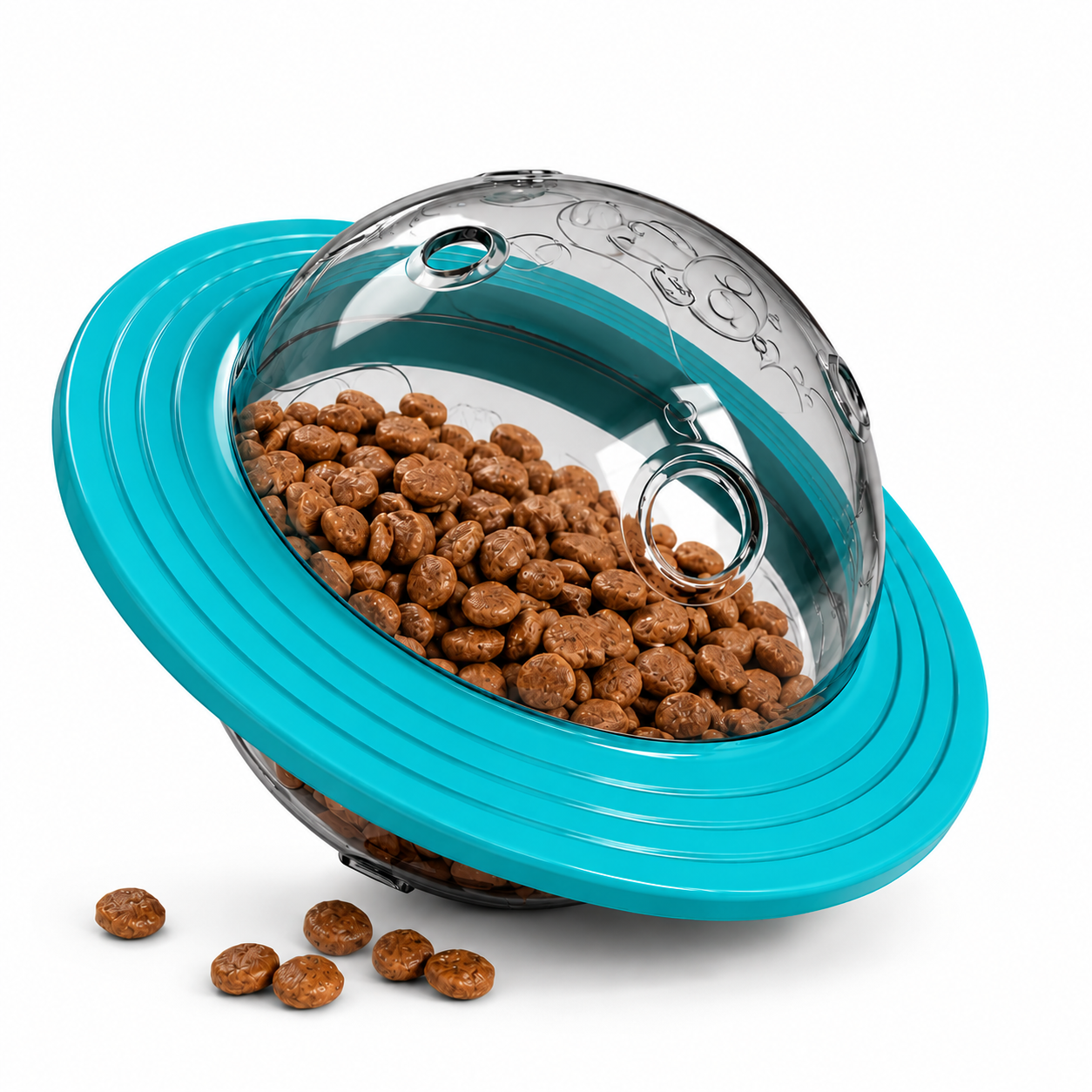 Brat Paws Galaxy Feeder — UFO Treat Dispensing Dog Toy