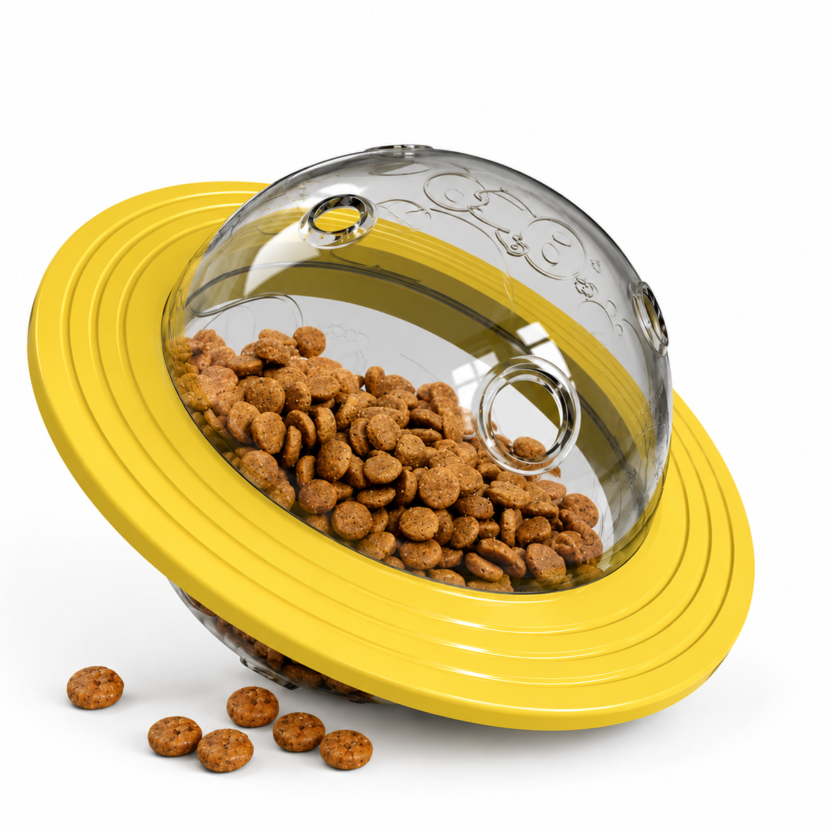 Brat Paws Galaxy Feeder — UFO Treat Dispensing Dog Toy