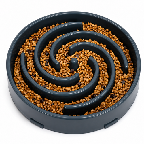 Brat Paws Spiral Slow Feeder Dog Bowl™