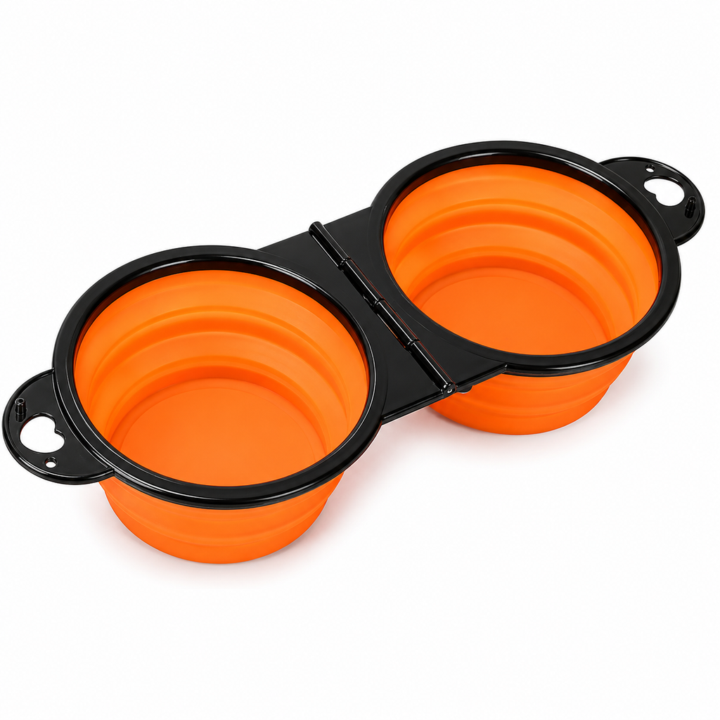 Brat Paws™ FoldGo Double Bowl