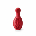 Red BusyBite Bowling Pin — White Background