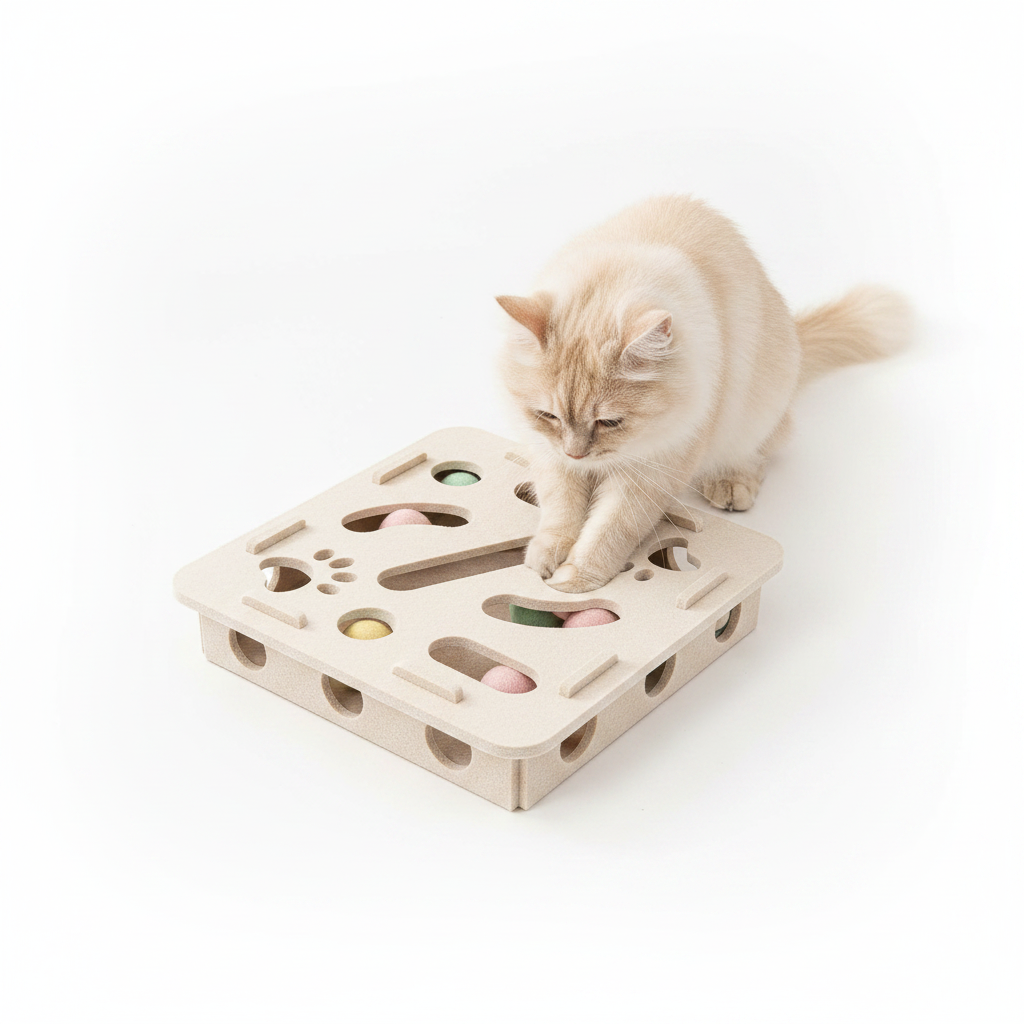 White maze box
